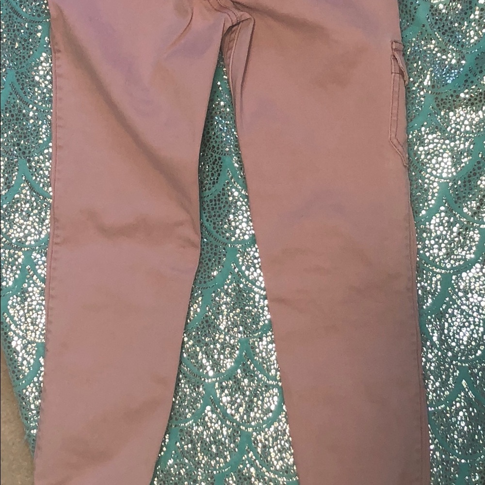 Girls 10/12 Abercrombie pink jeans BUNDLE 2 pairs - Picture 4 of 5